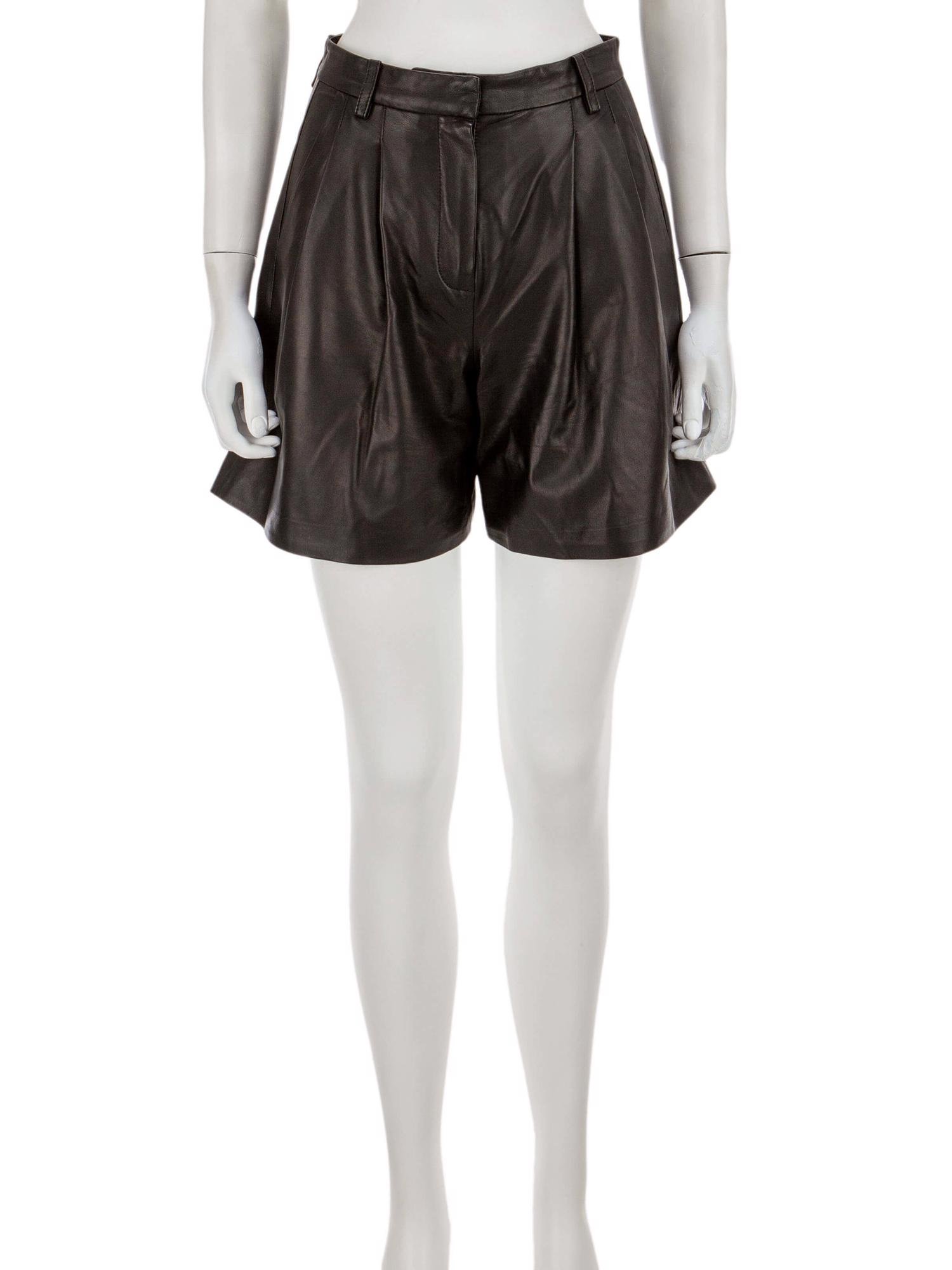 Bayan Siyah ACADEMIA DERİ ŞORT