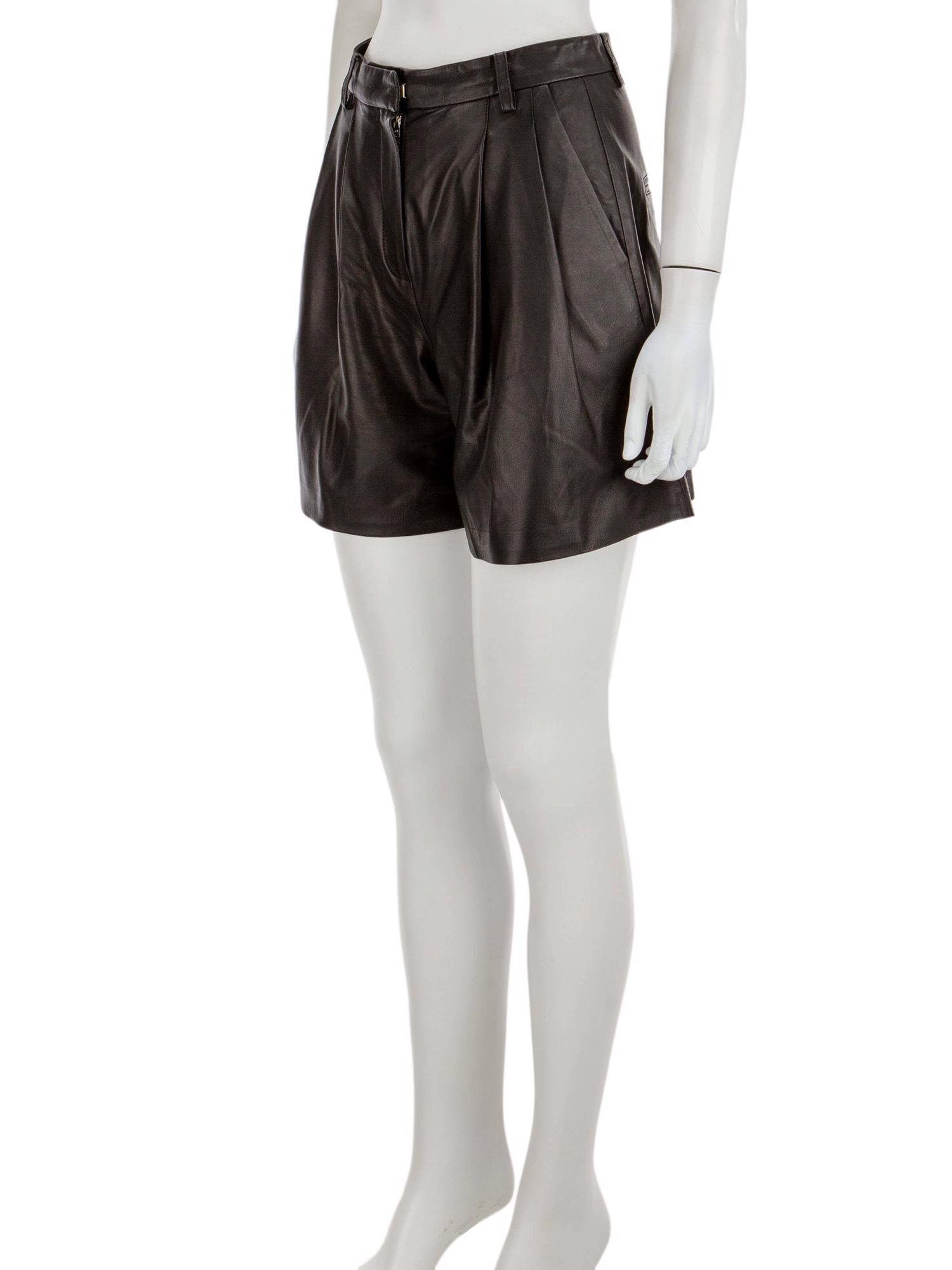 Bayan Siyah ACADEMIA DERİ ŞORT