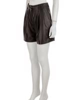 Bayan Siyah ACADEMIA DERİ ŞORT