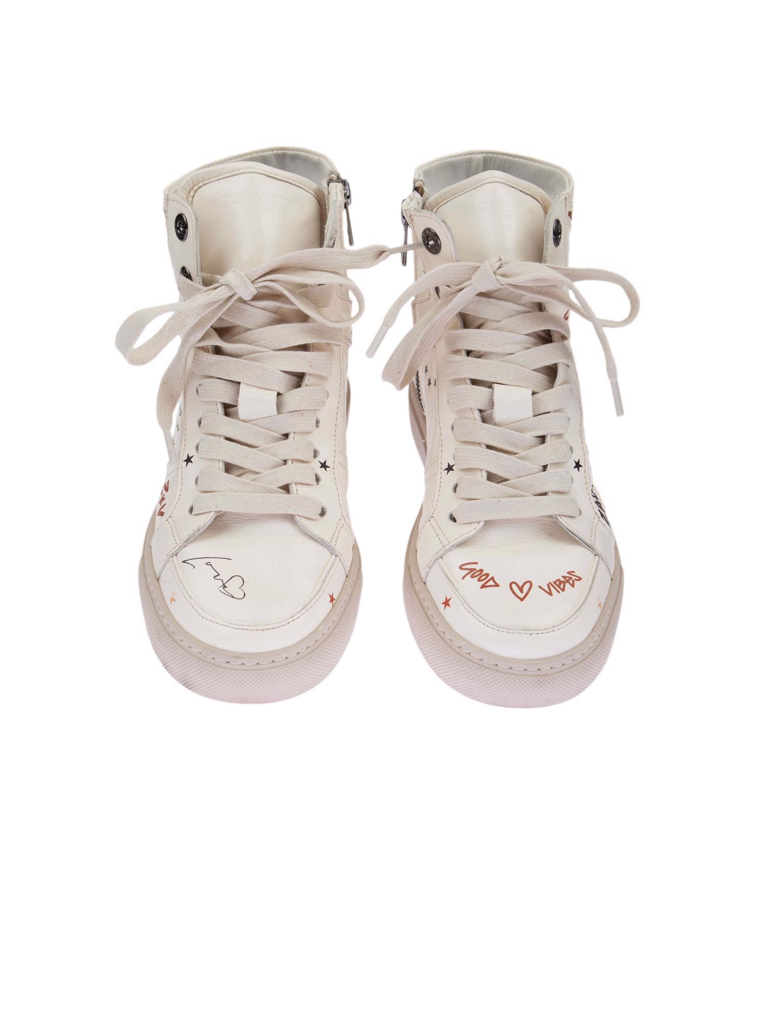 Bayan Krem ZADIG&VOLTAIRE SNEAKER BOT