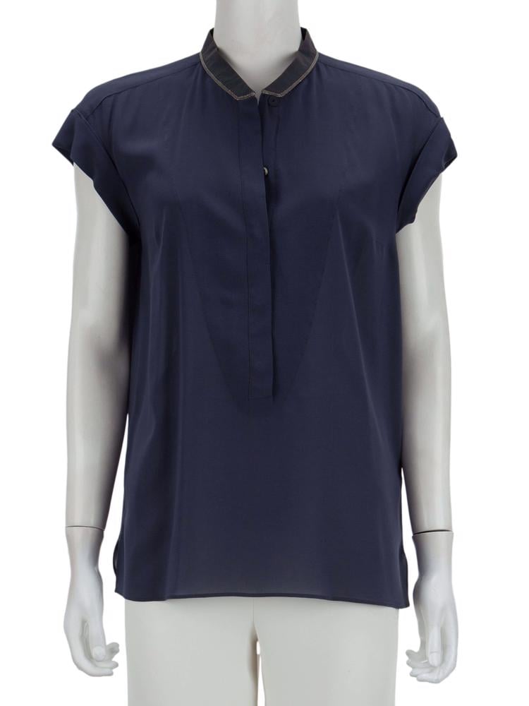 Bayan Lacivert BRUNELLO CUCINELLI BLUZ