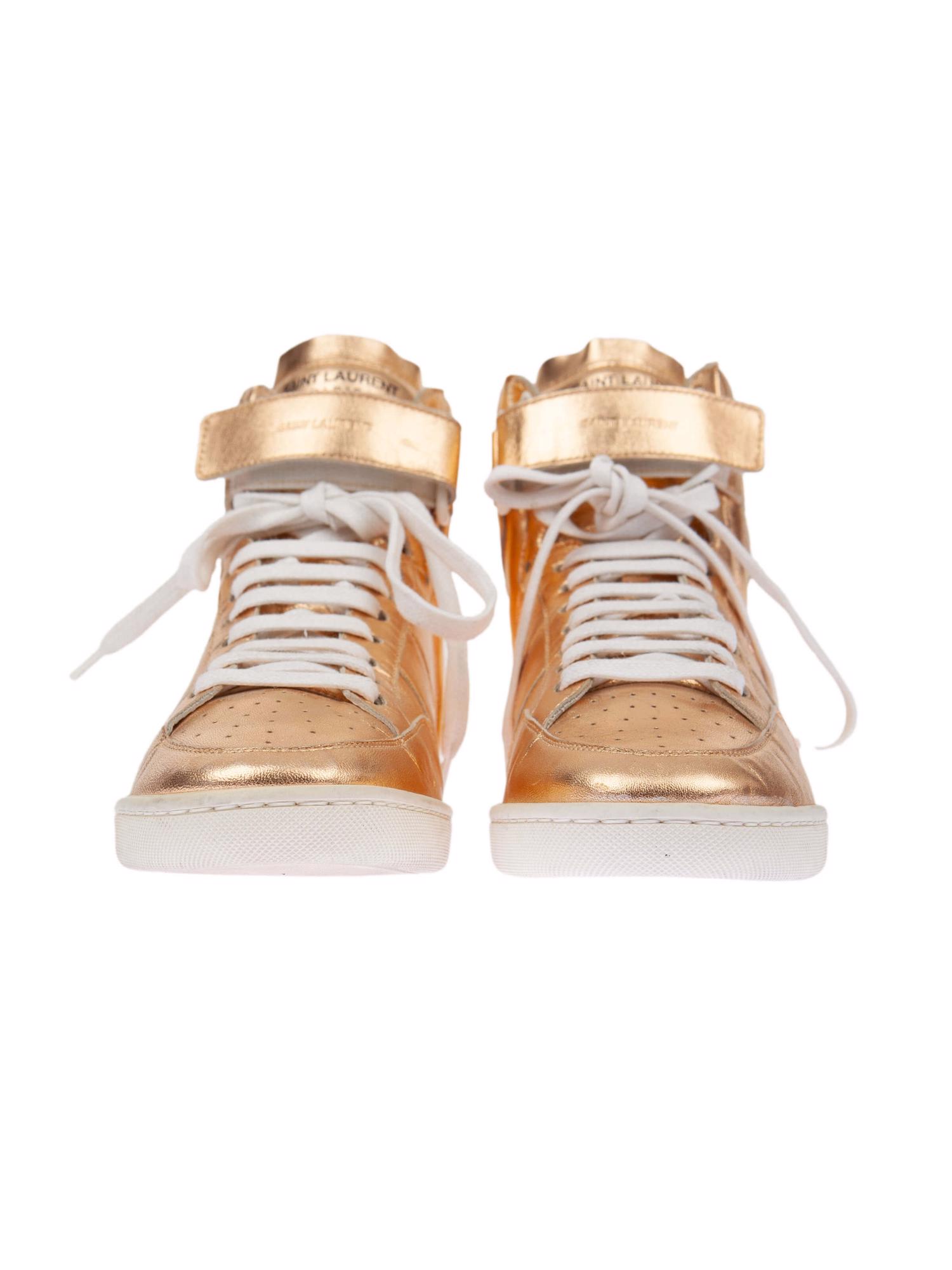 Bayan Altın YVES SAINT LAURENT SNEAKER BOT
