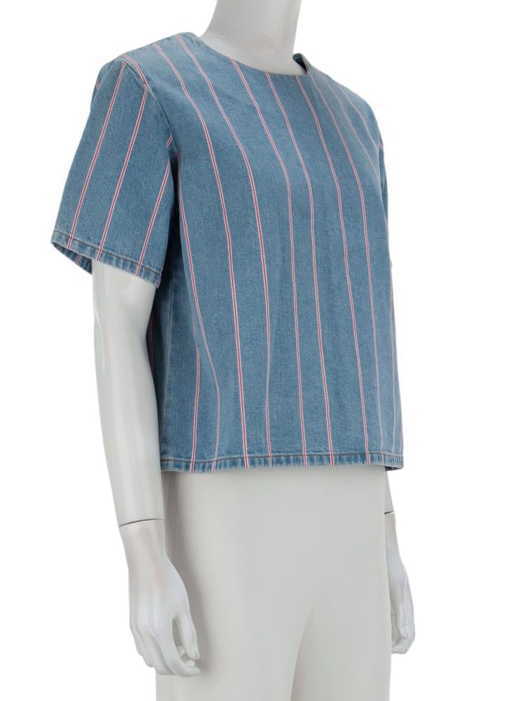 Bayan Mavi T BY ALEXANDER WANG JEAN BLUZ