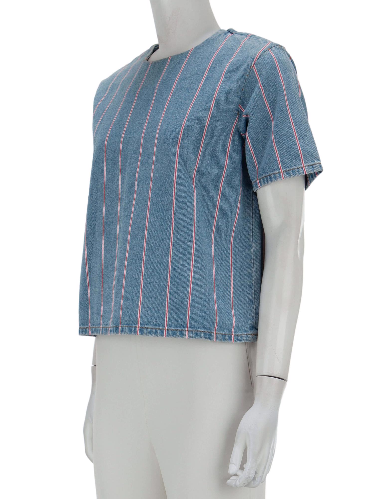 Bayan Mavi T BY ALEXANDER WANG JEAN BLUZ