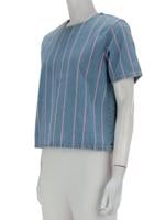 Bayan Mavi T BY ALEXANDER WANG JEAN BLUZ