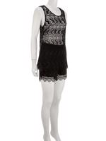 Bayan Siyah TEQUILA SOLO ŞORT - BLUZ