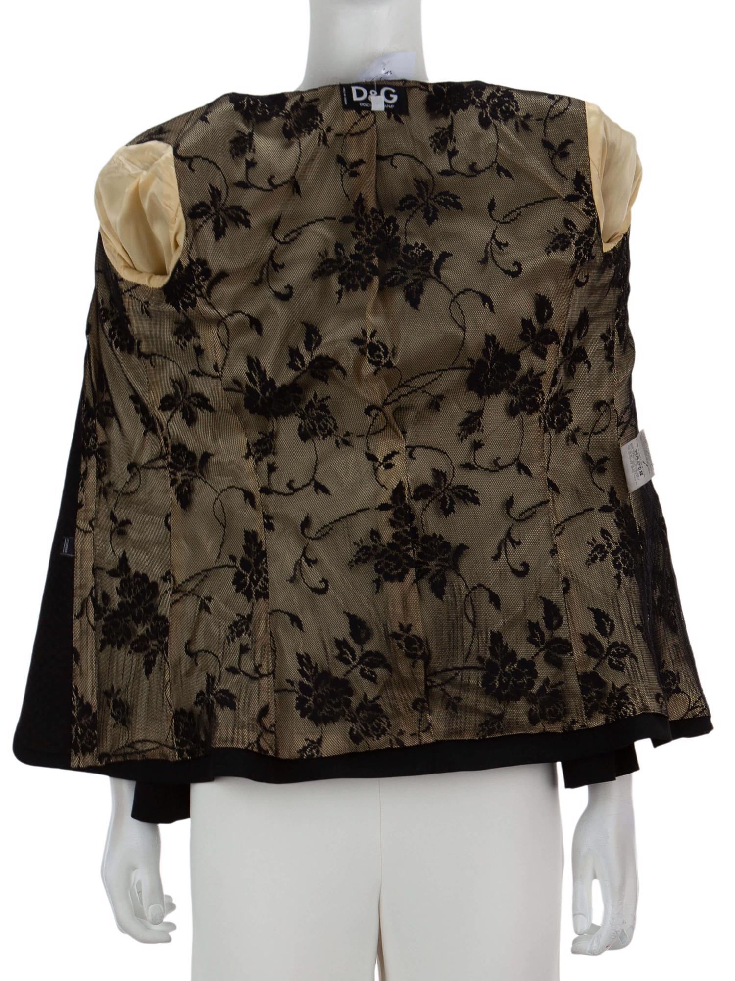 Bayan Siyah D&G DOLCE&GABBANA CEKET