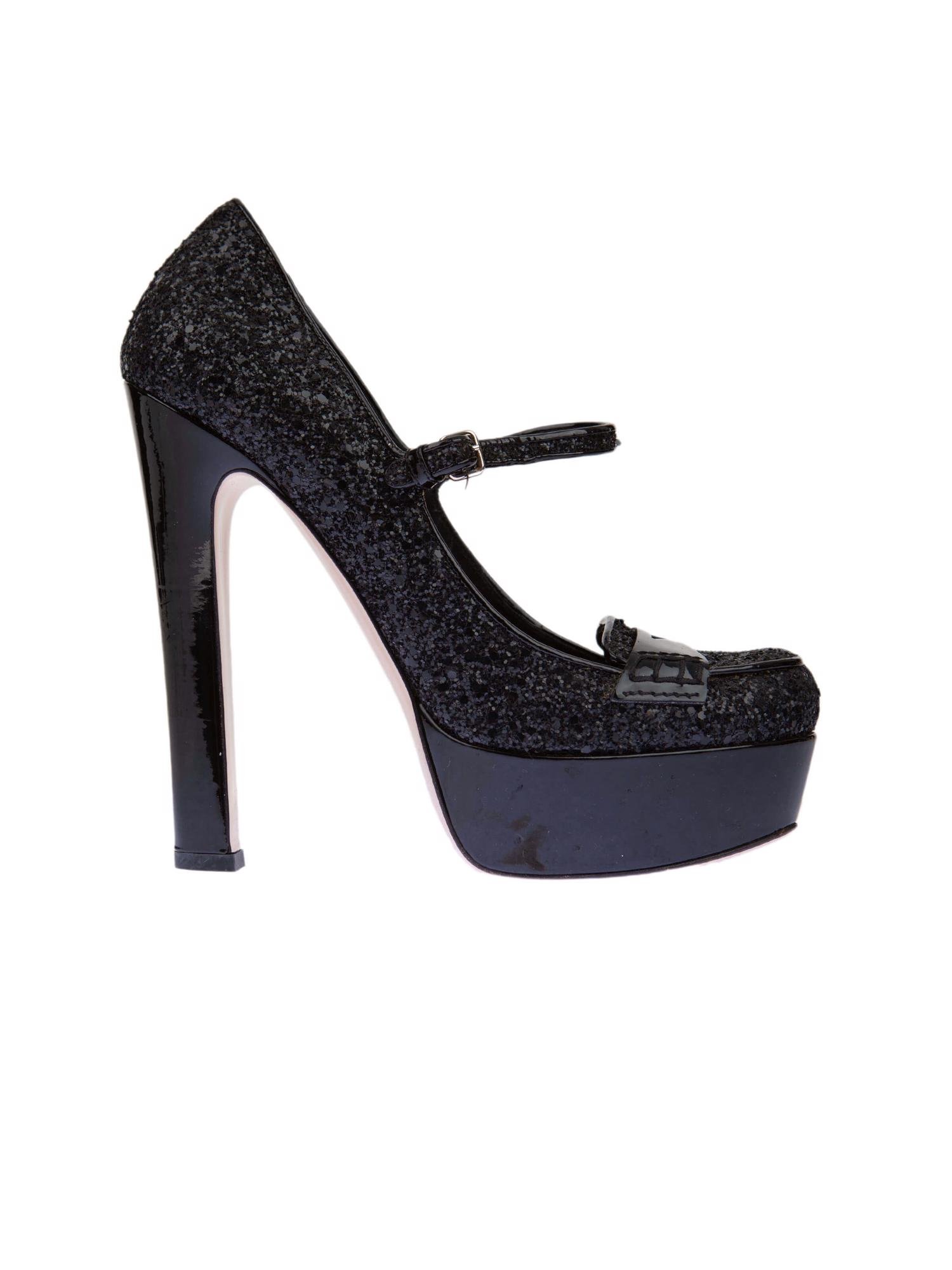 Bayan Siyah MIU MIU AYAKKABI