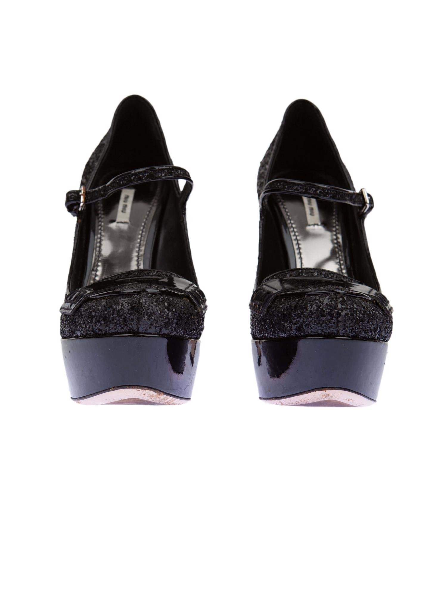 Bayan Siyah MIU MIU AYAKKABI