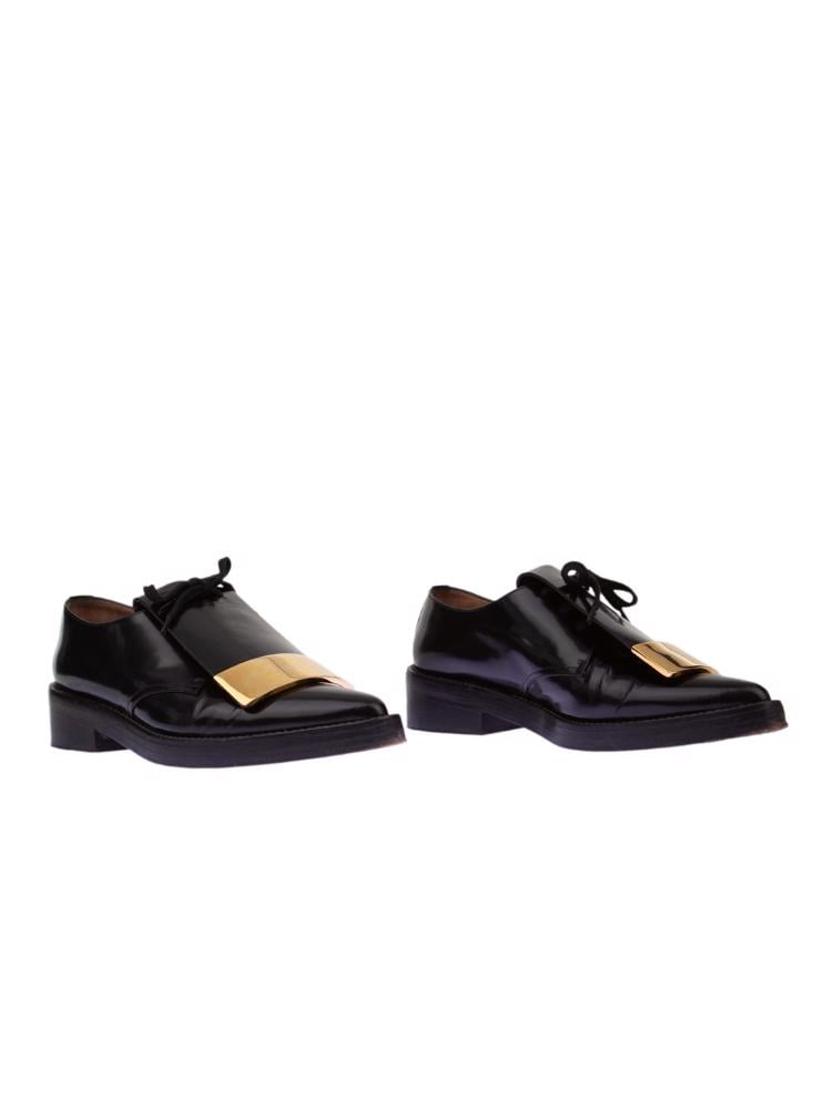 Bayan Siyah MARNI OXFORD AYAKKABI