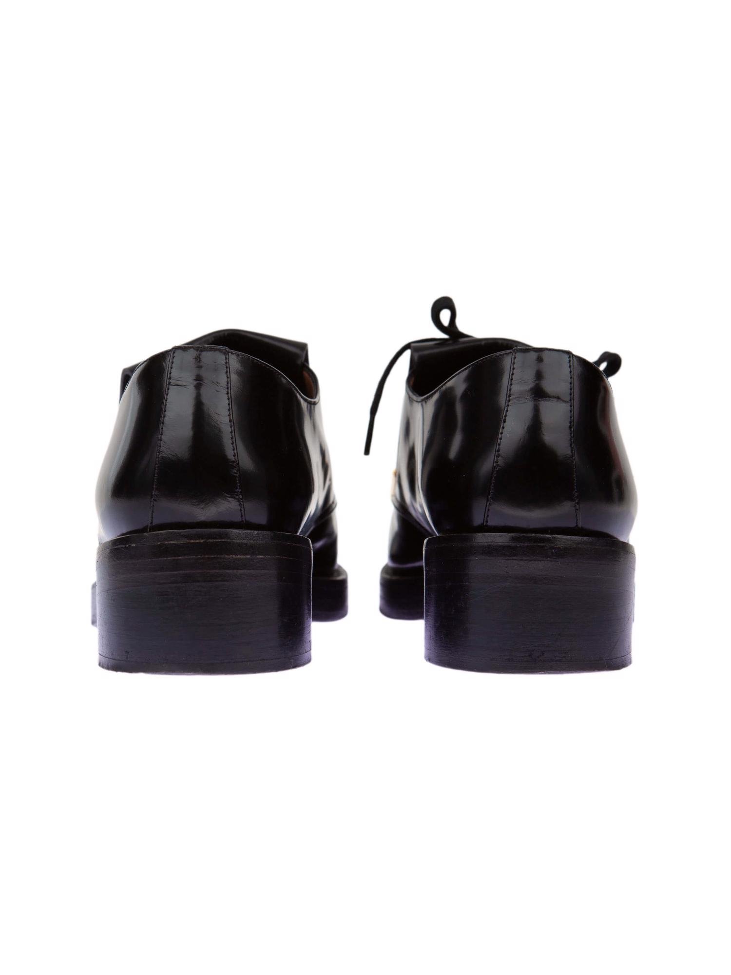 Bayan Siyah MARNI OXFORD AYAKKABI