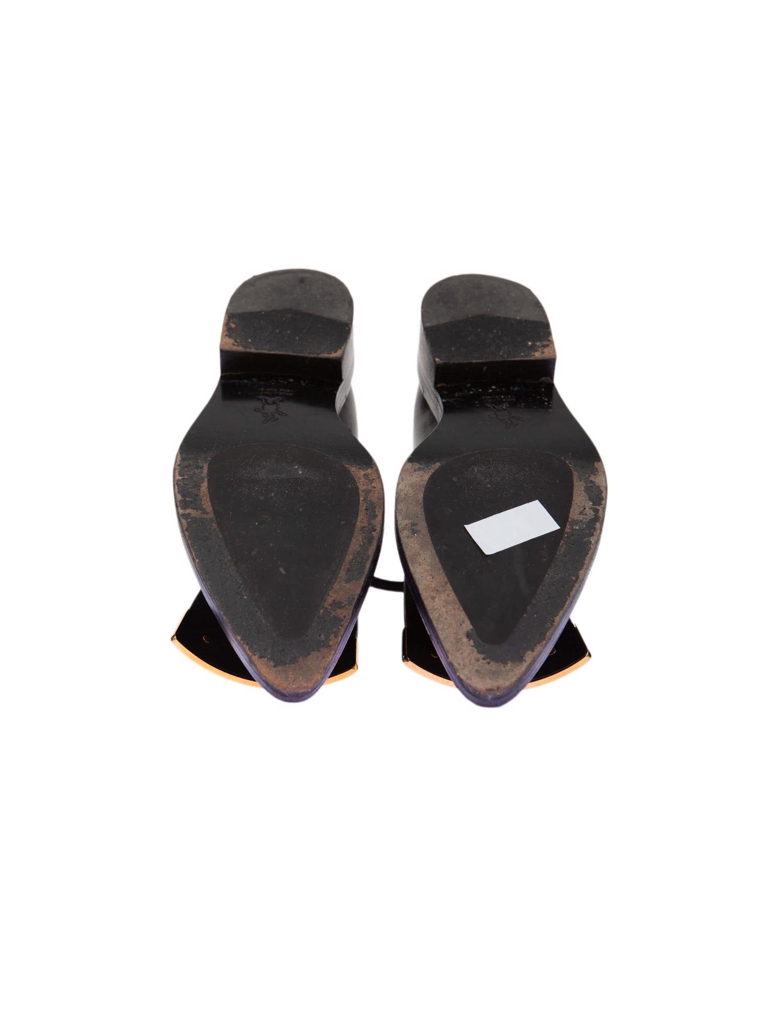 Bayan Siyah MARNI OXFORD AYAKKABI