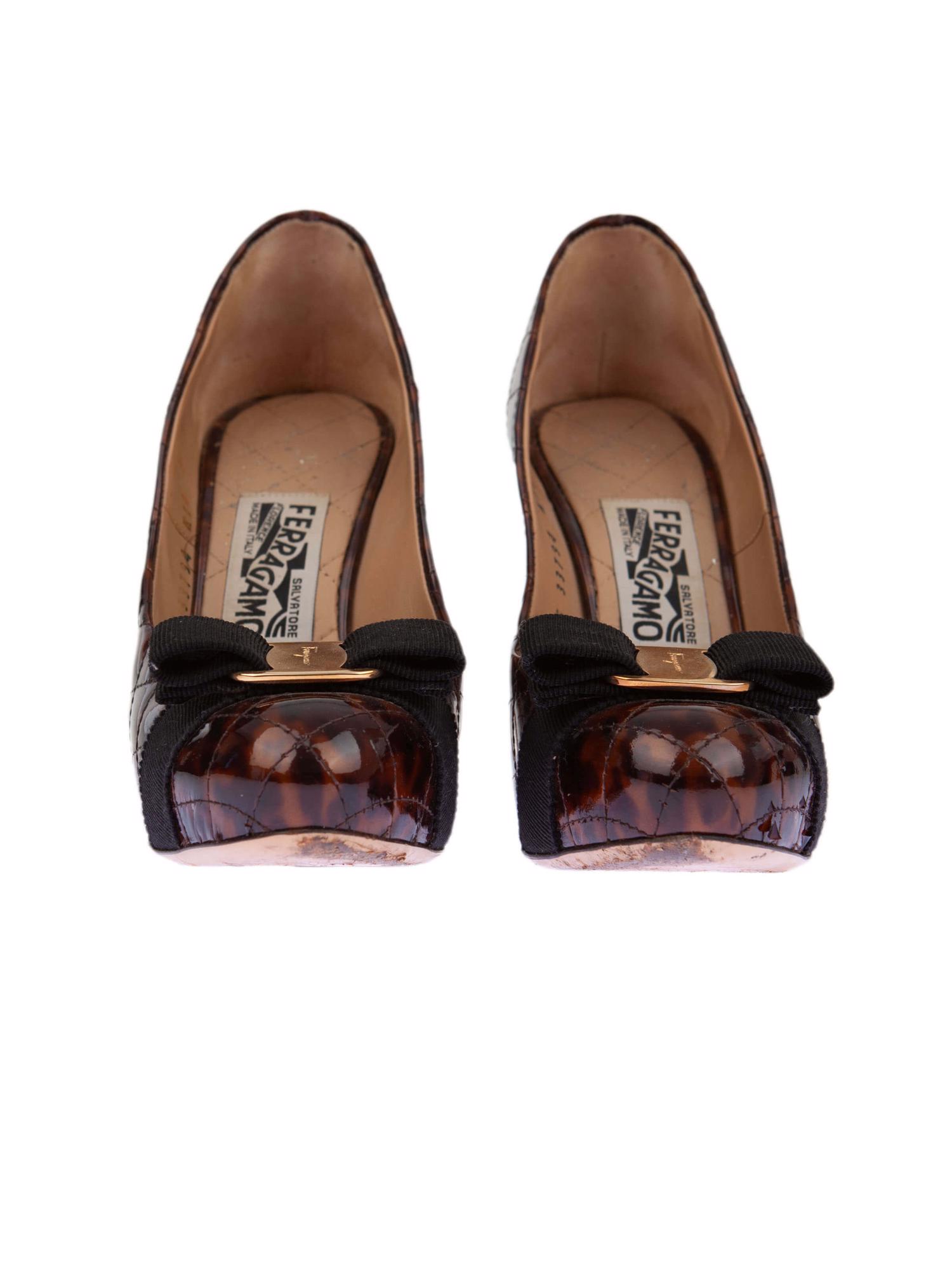 Bayan Kahve SALVATORE FERRAGAMO AYAKKABI