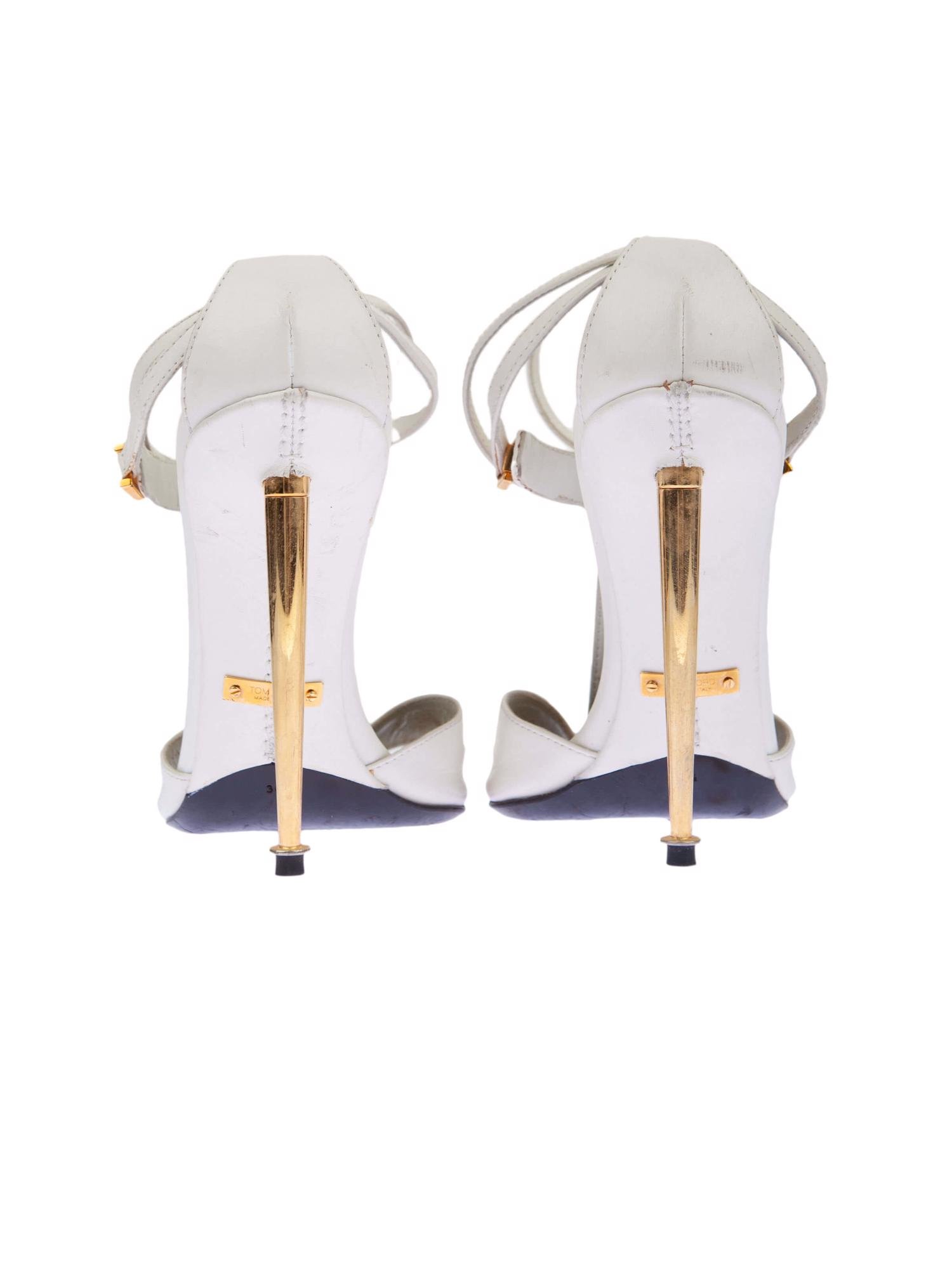 Bayan Beyaz TOM FORD AYAKKABI