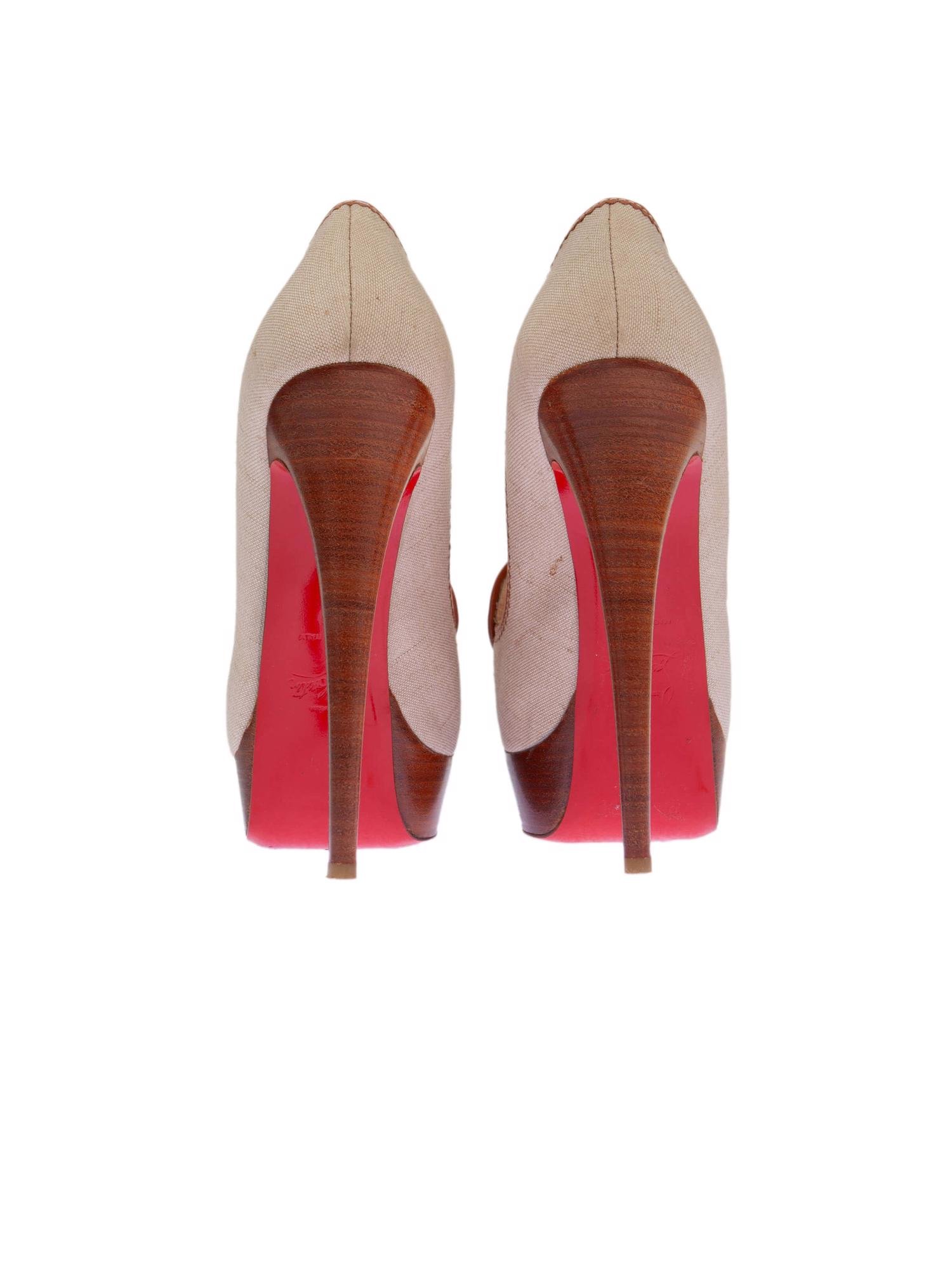 Bayan Bej CHRISTIAN LOUBOUTIN AYAKKABI