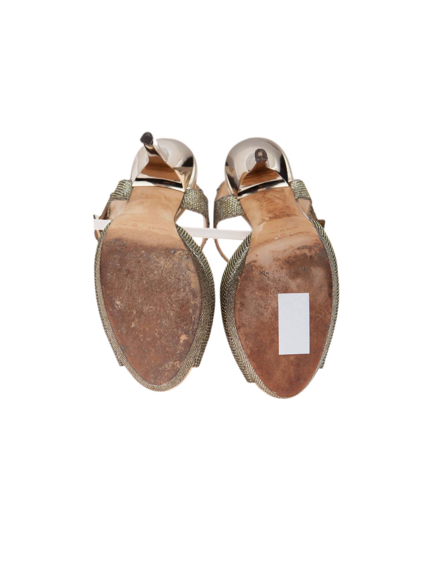 Bayan Altın JIMMY CHOO AYAKKABI