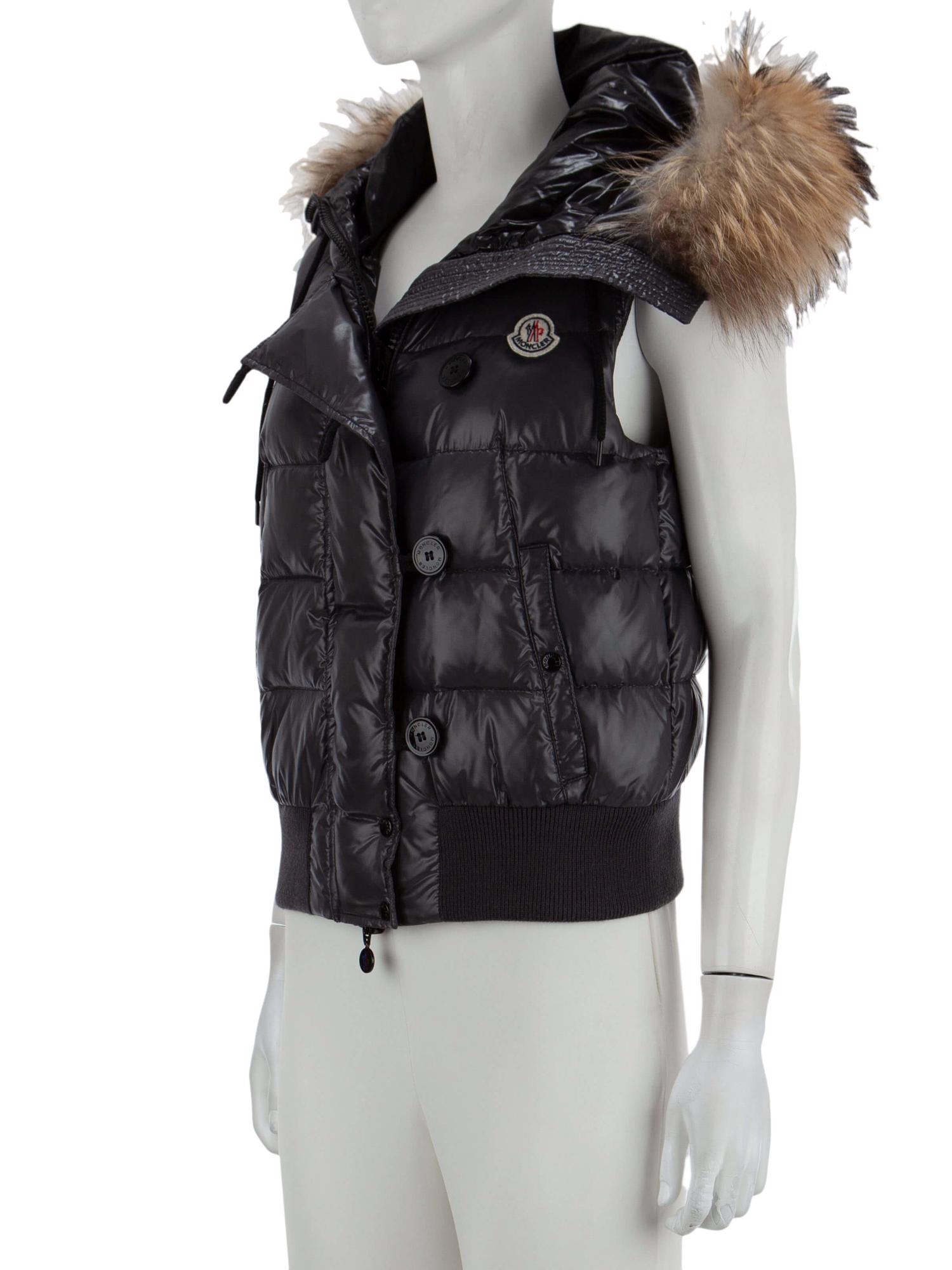 Bayan Gri MONCLER YELEK