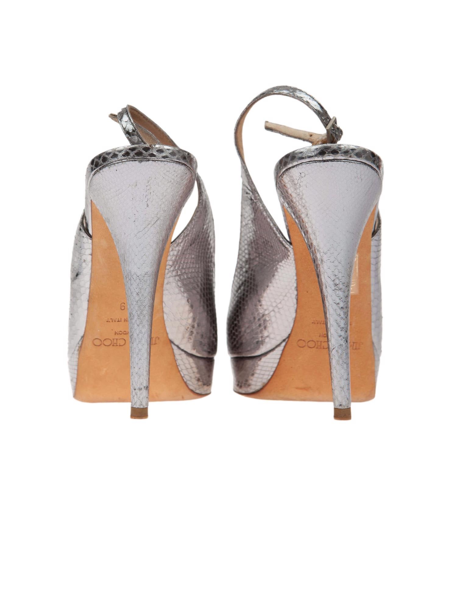 Bayan Gümüş JIMMY CHOO AYAKKABI