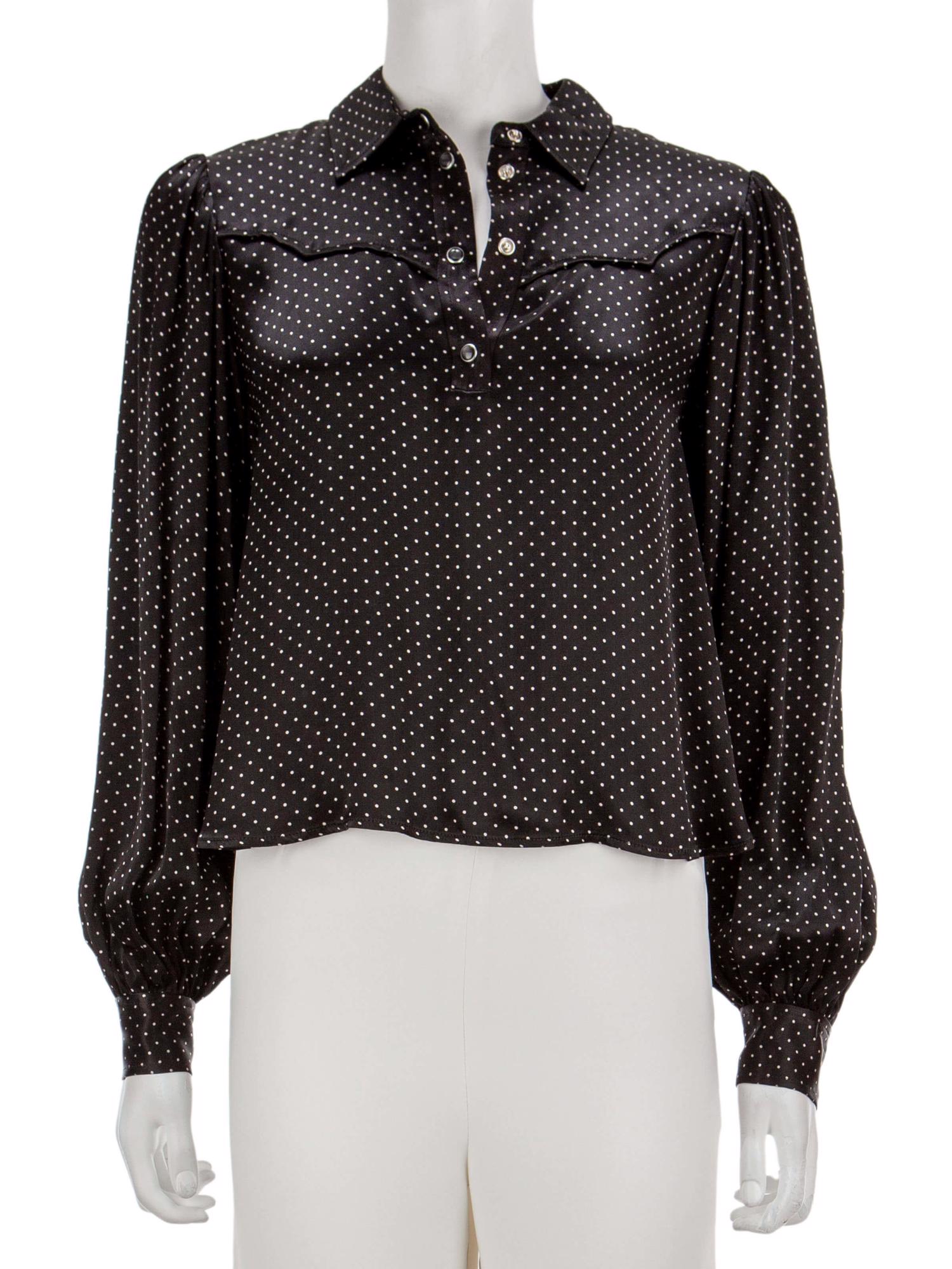 Bayan Siyah GANNI BLUZ