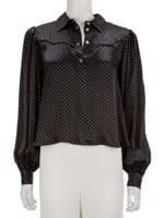 Bayan Siyah GANNI BLUZ