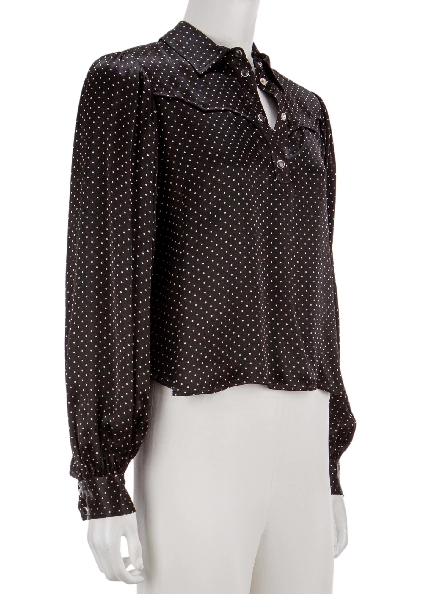 Bayan Siyah GANNI BLUZ