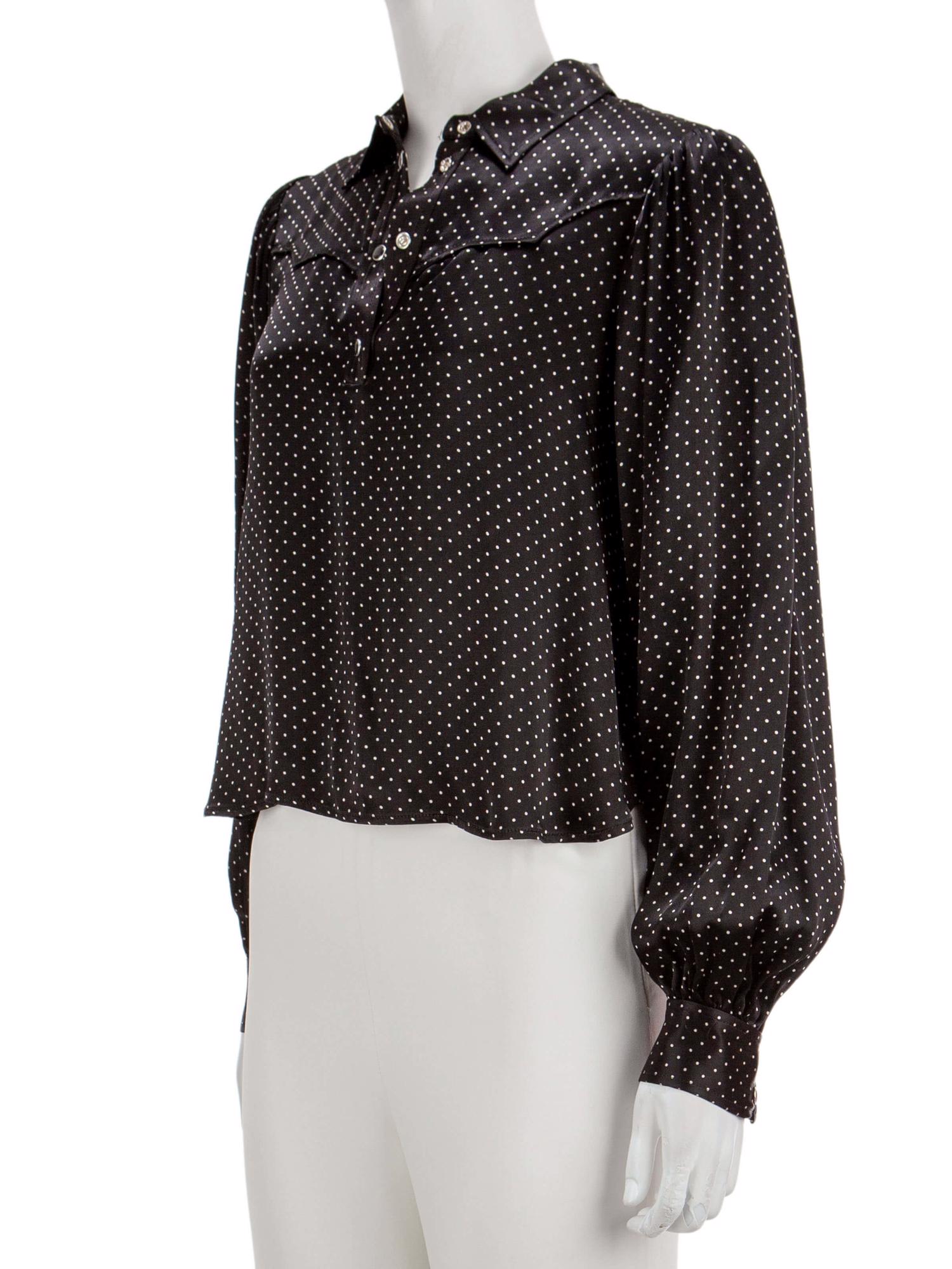 Bayan Siyah GANNI BLUZ