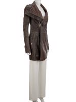 Bayan Kahve RICK OWENS DERİ CEKET