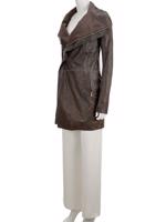 Bayan Kahve RICK OWENS DERİ CEKET