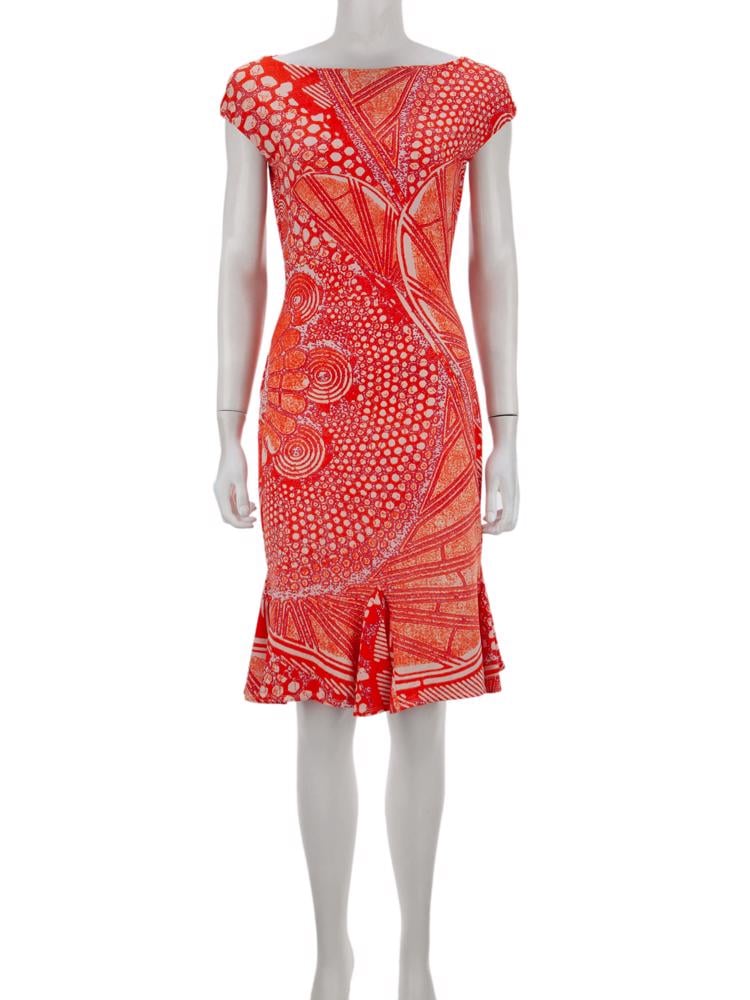 Bayan Turuncu ROBERTO CAVALLI ELBİSE