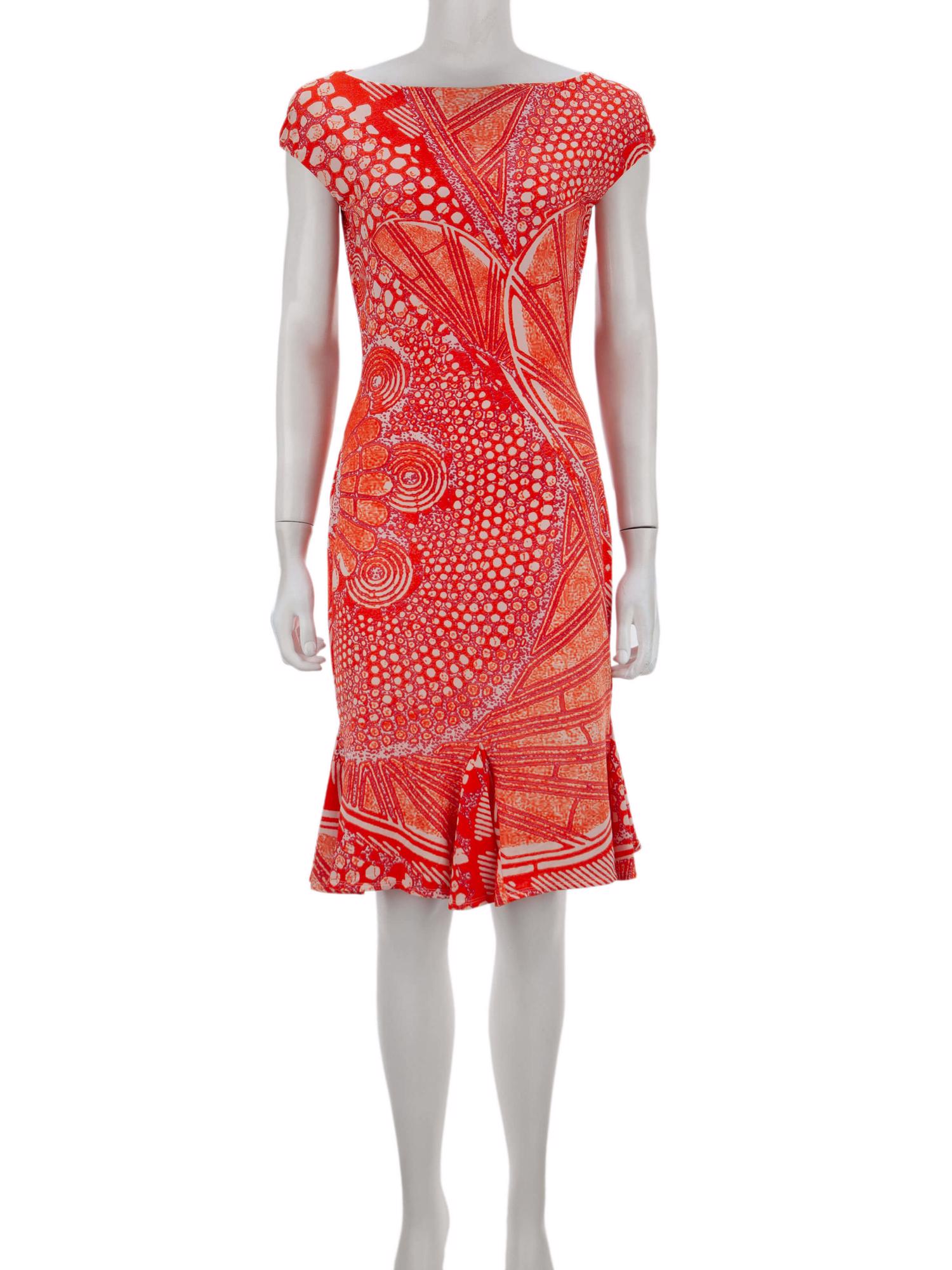 Bayan Turuncu ROBERTO CAVALLI ELBİSE