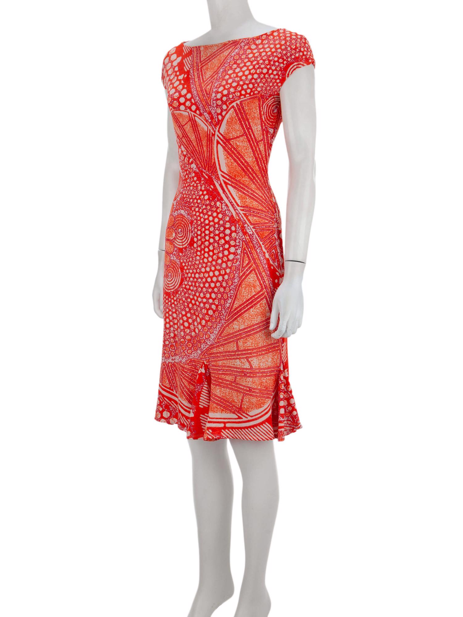 Bayan Turuncu ROBERTO CAVALLI ELBİSE