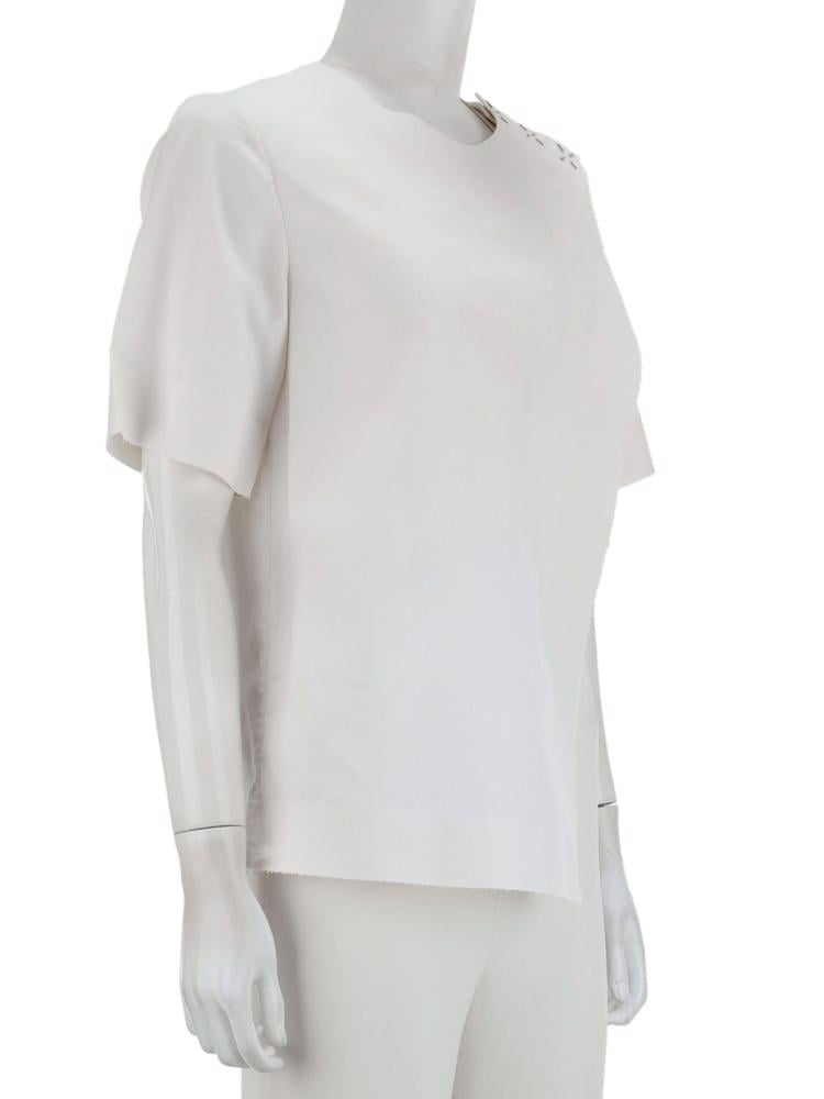 Bayan Beyaz ALEXANDER WANG BLUZ