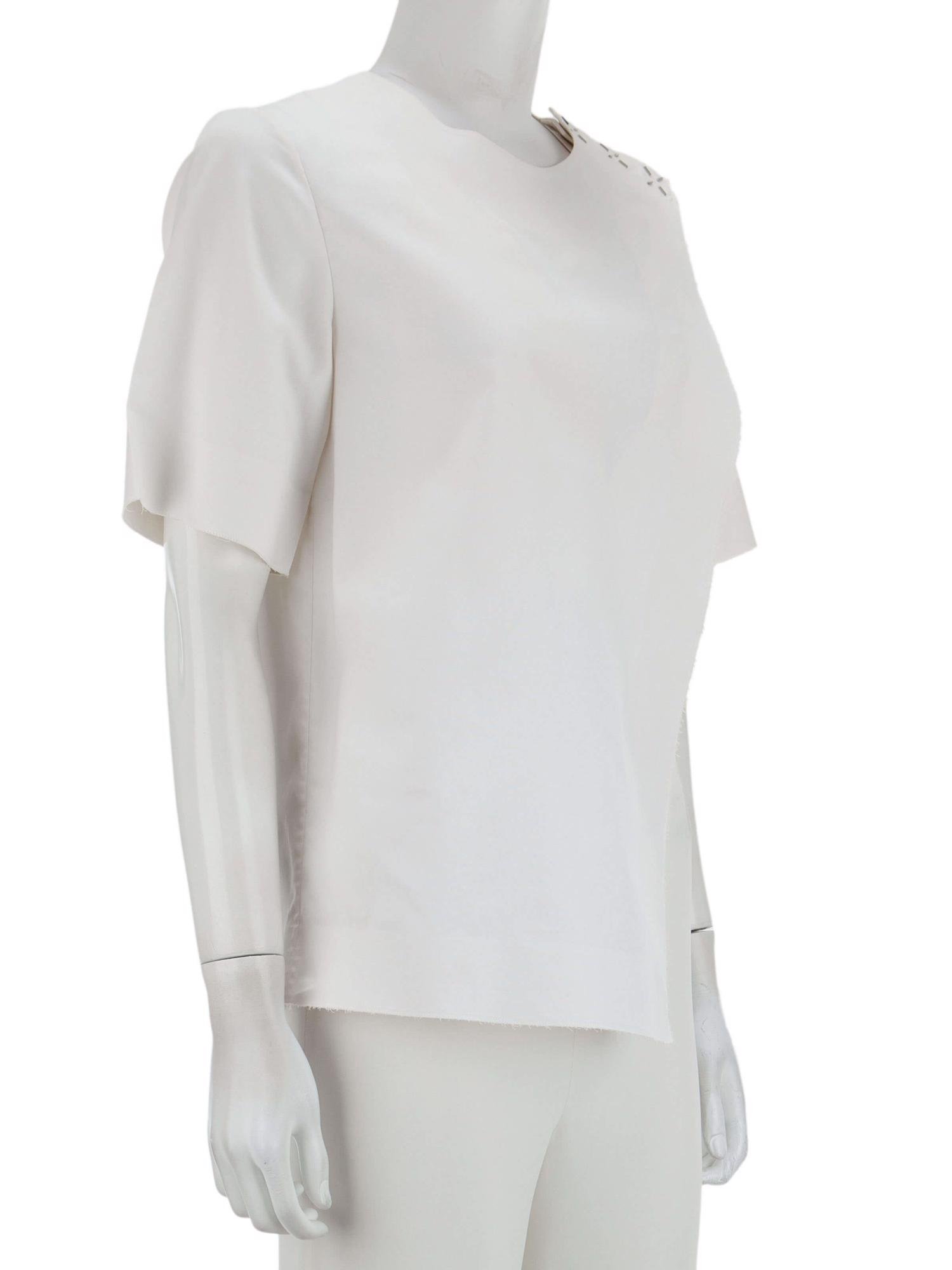 Bayan Beyaz ALEXANDER WANG BLUZ