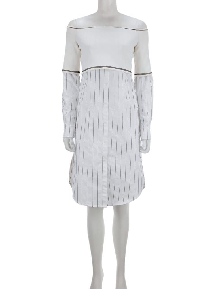 Bayan Beyaz DKNY ELBİSE