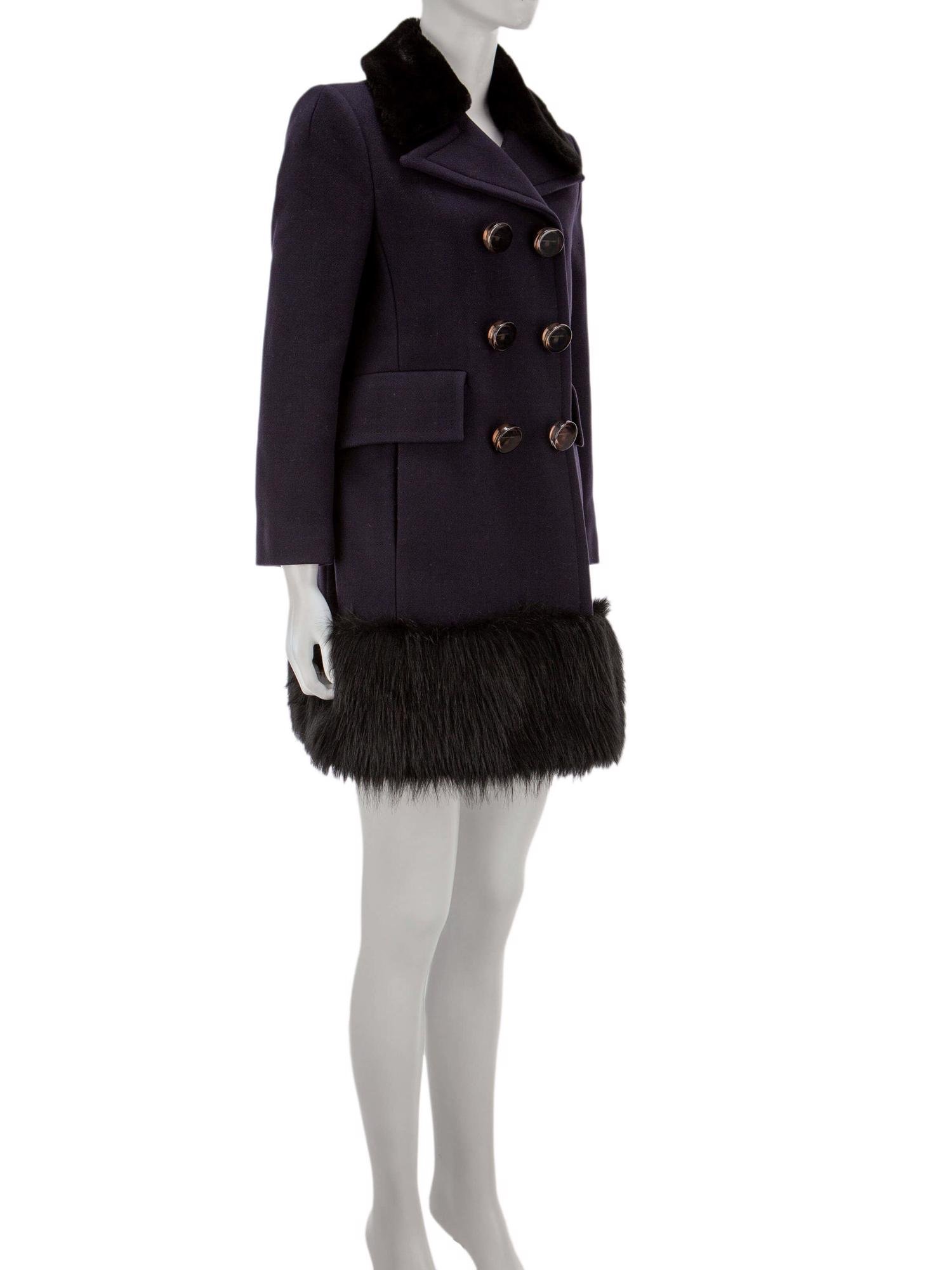 Bayan Lacivert MARC JACOBS PALTO