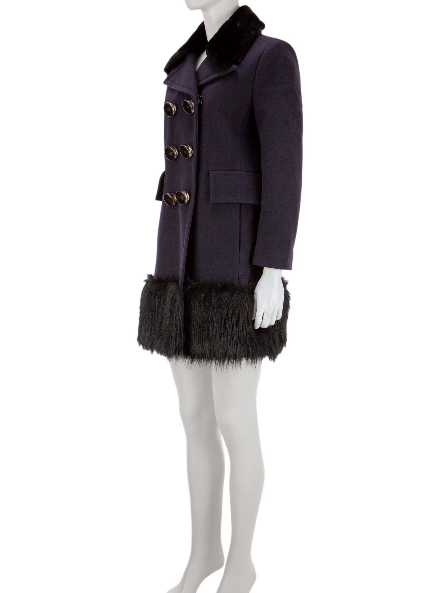 Bayan Lacivert MARC JACOBS PALTO