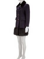 Bayan Lacivert MARC JACOBS PALTO