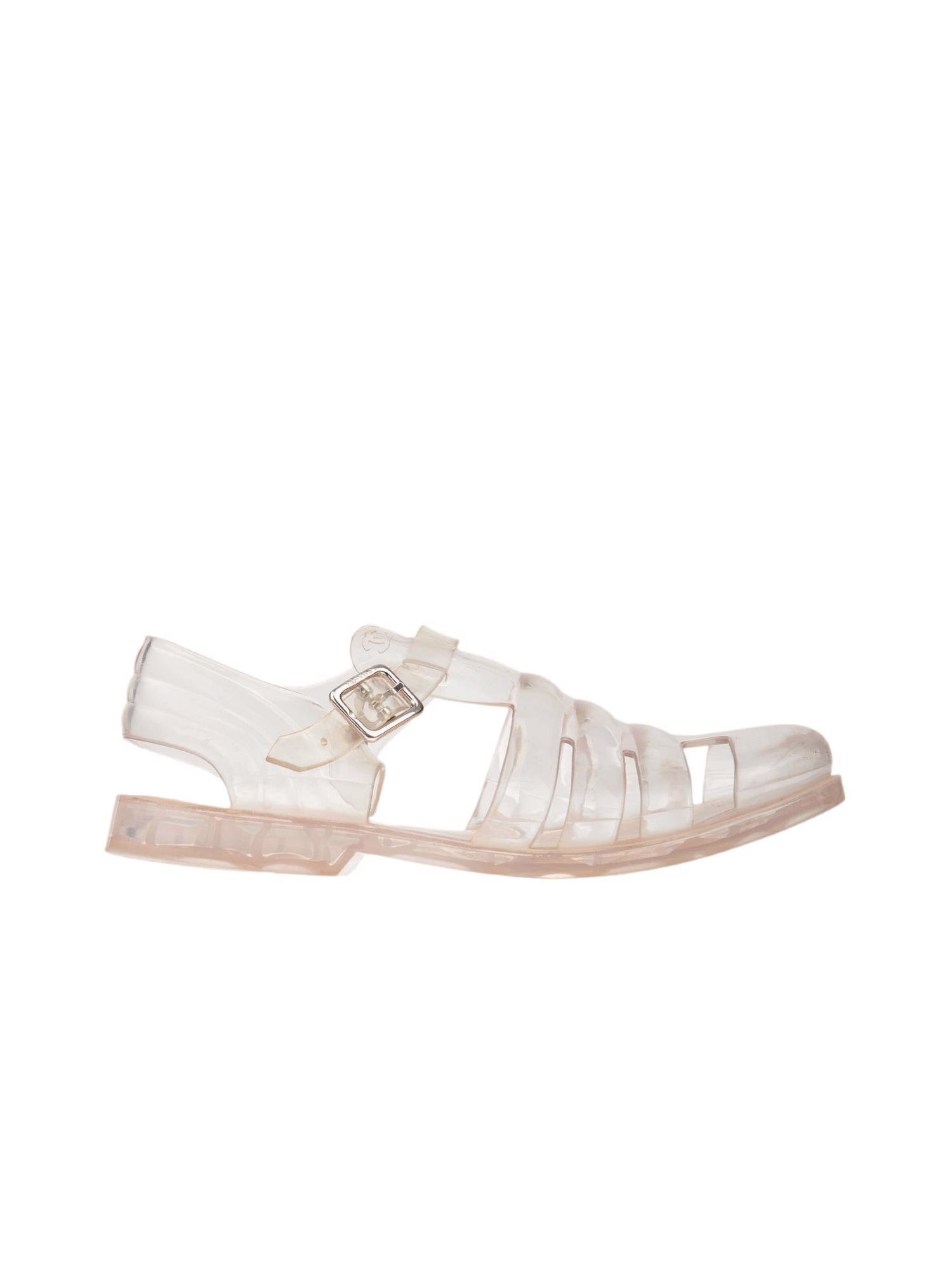 Bayan Beyaz CHANEL SANDALET