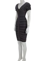 Bayan Gri HERVE LEGER ELBİSE