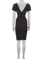 Bayan Gri HERVE LEGER ELBİSE