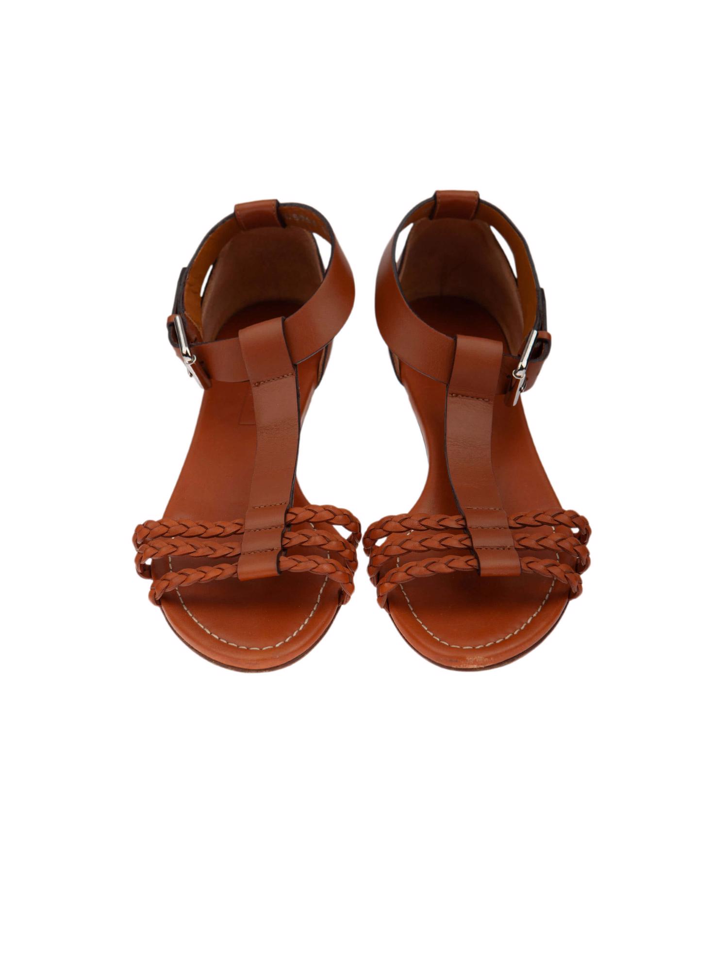 Bayan Kahve RALPH LAUREN COLLECTION SANDALET