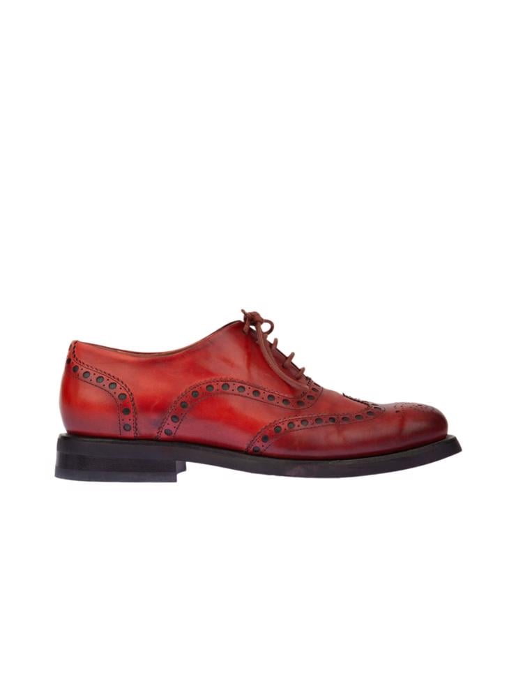 Bayan Kırmızı SANTONI OXFORD AYAKKABI