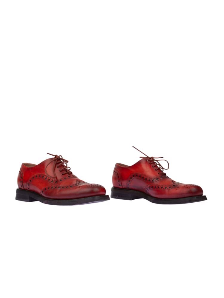 Bayan Kırmızı SANTONI OXFORD AYAKKABI