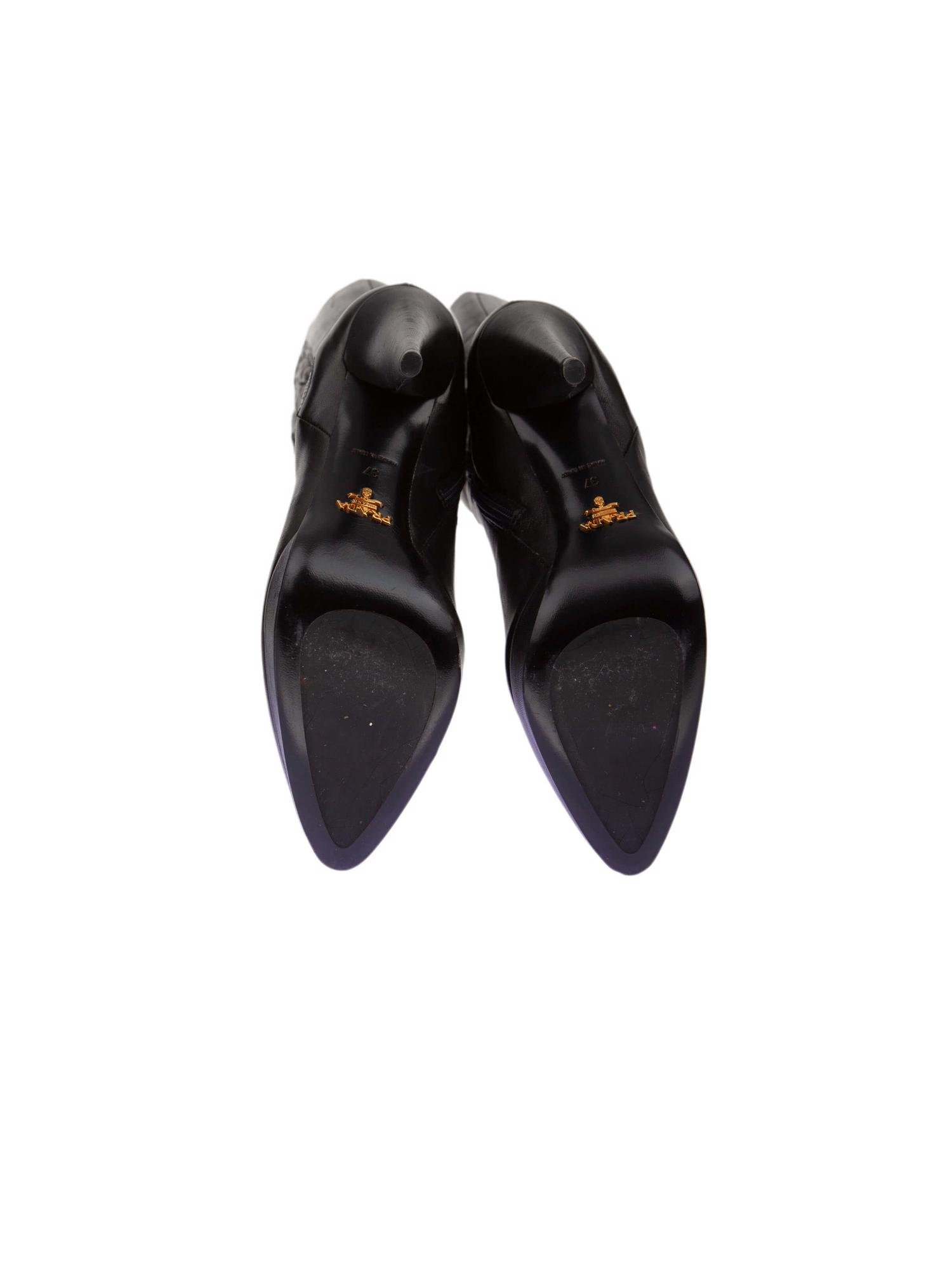 Bayan Siyah PRADA ÇİZME