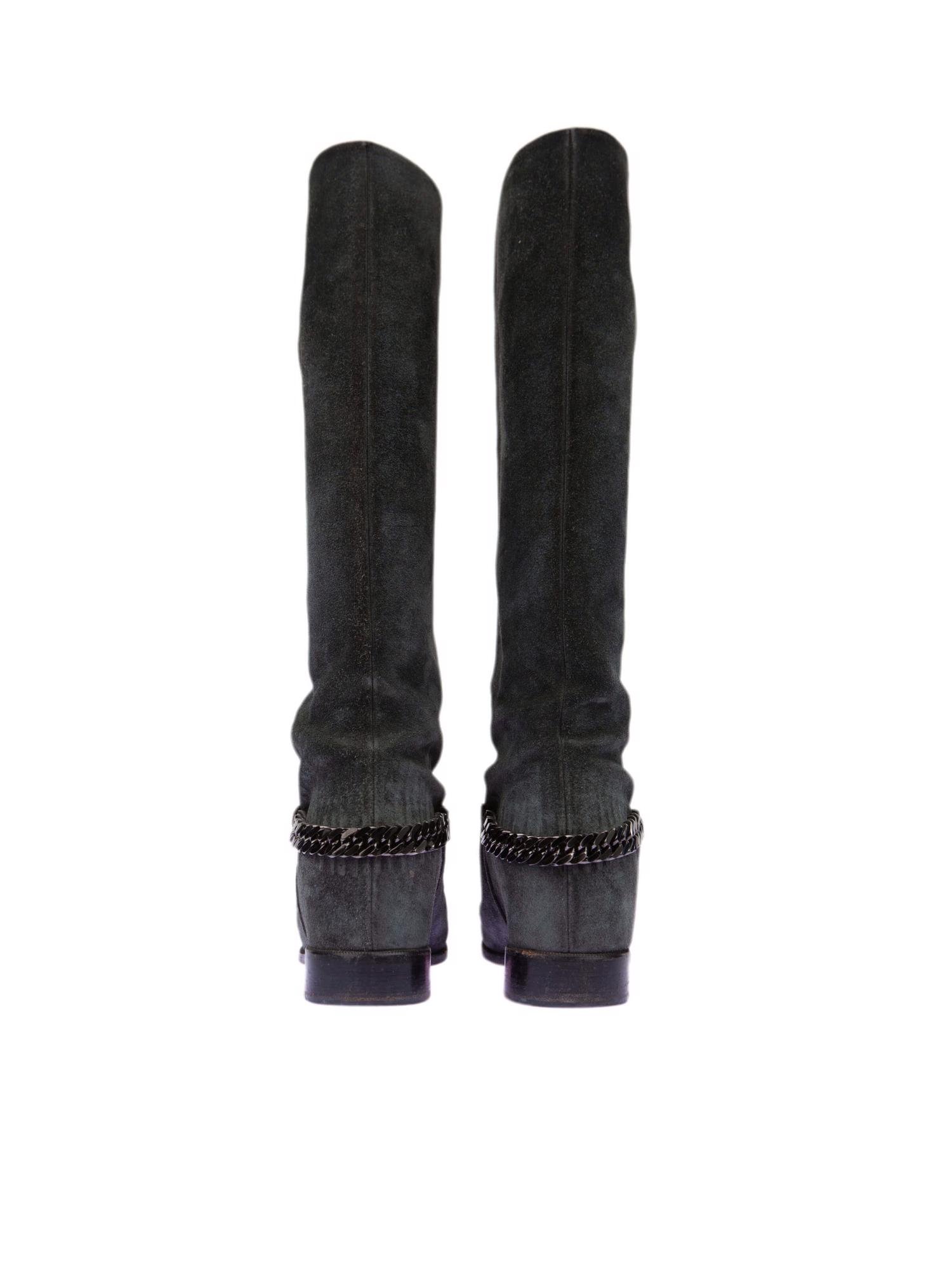 Bayan Gri CHRISTIAN LOUBOUTIN ÇİZME