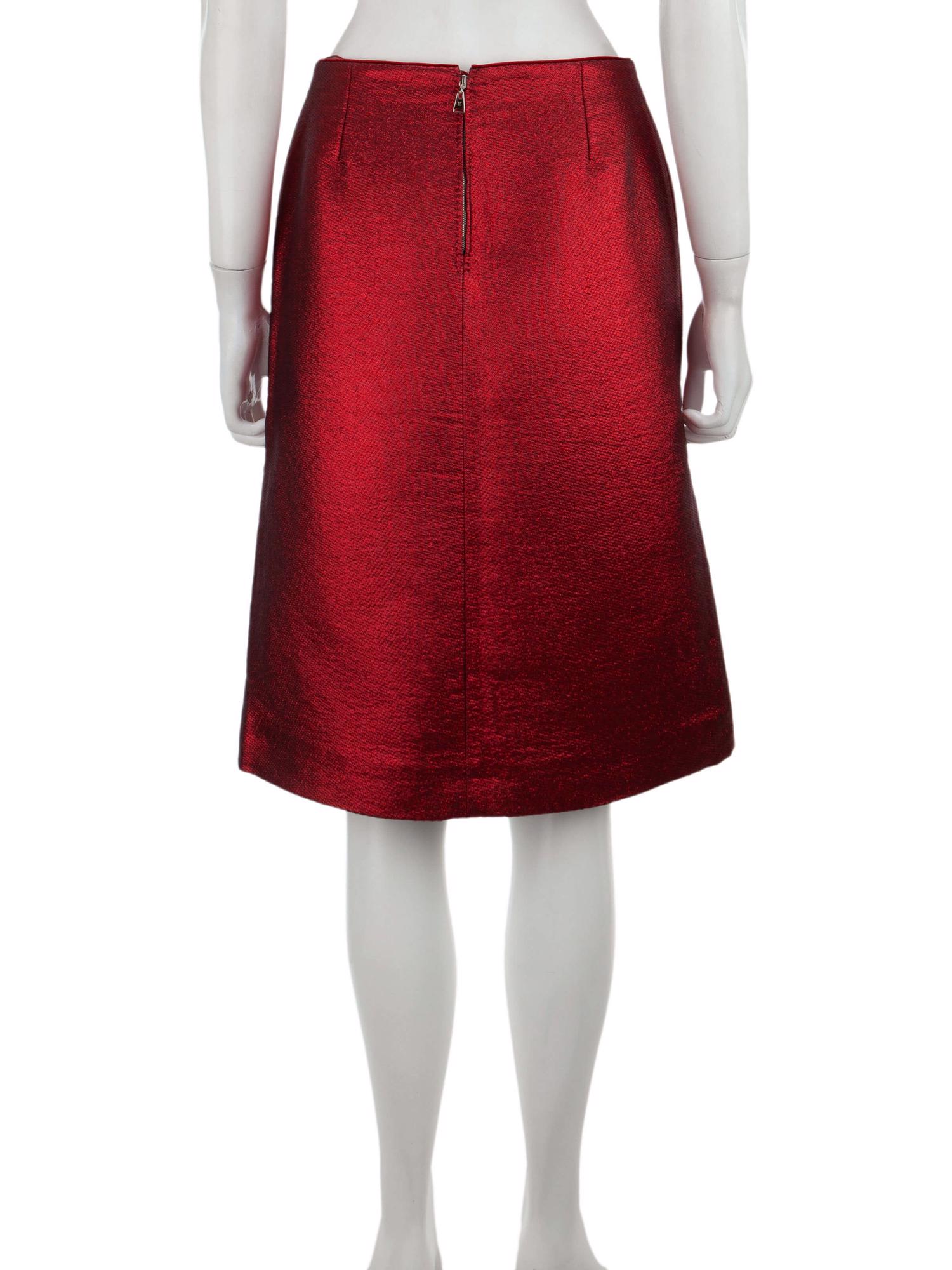 Bayan Kırmızı LOUIS VUITTON ETEK