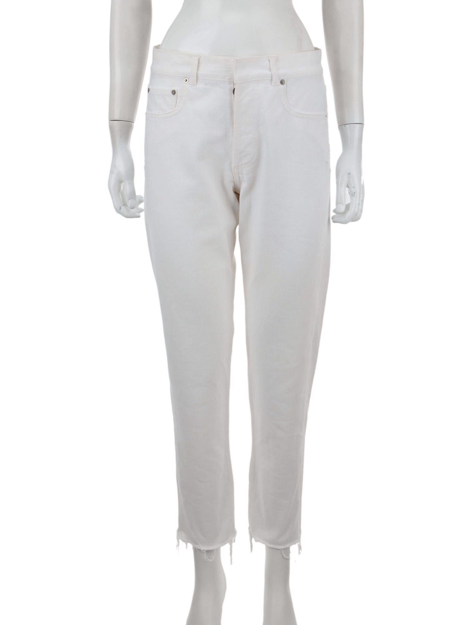 Bayan Beyaz DIOR JEAN PANTOLON