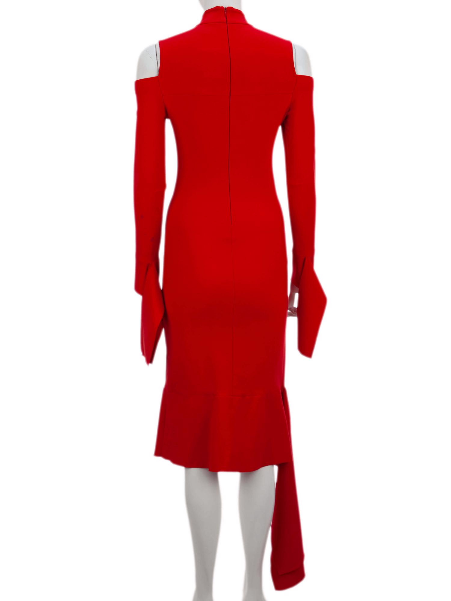 Bayan Kırmızı ALEXIS ELBİSE