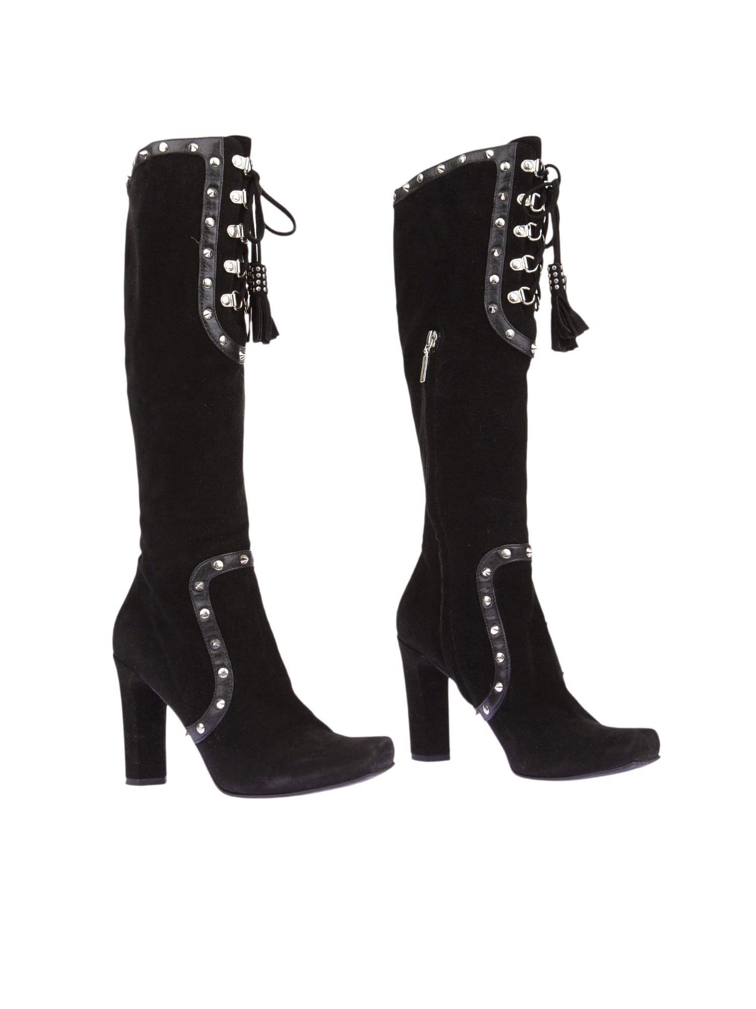 Bayan Siyah D&G DOLCE&GABBANA ÇİZME