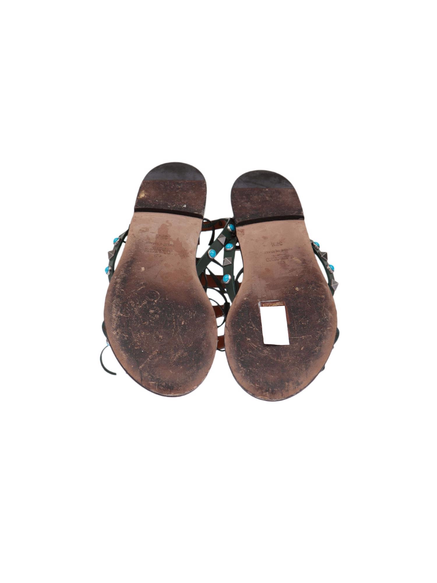 Bayan Yeşil VALENTINO SANDALET